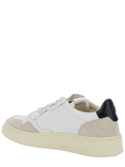 'Medalist Low' White Sneakers With Logo Detail And Heel Tab In Leather Woman - AUTRY - BALAAN 2