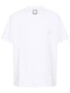 Luminous Back Logo Short Sleeve T-Shirt White - WOOYOUNGMI - BALAAN 2