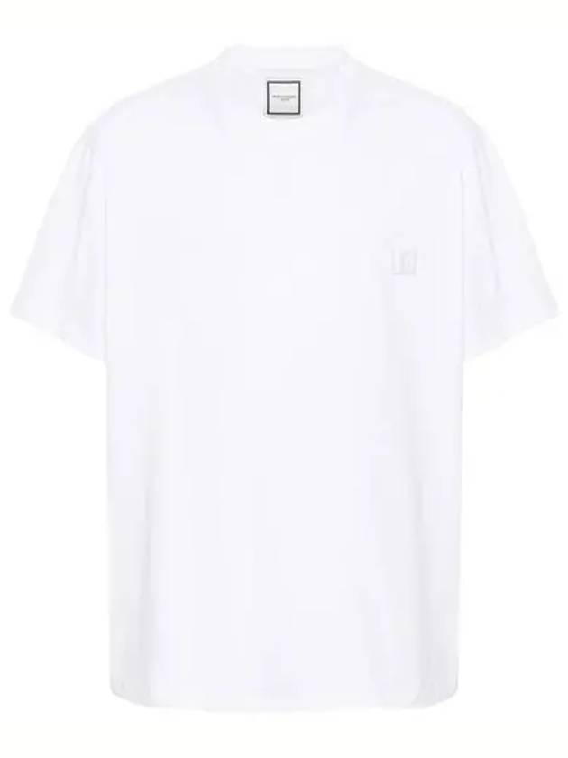 Luminous Back Logo Short Sleeve T-Shirt White - WOOYOUNGMI - BALAAN 2