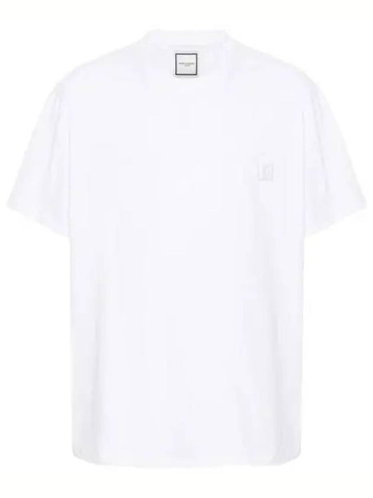 Luminous Back Logo Short Sleeve T-Shirt White - WOOYOUNGMI - BALAAN 2