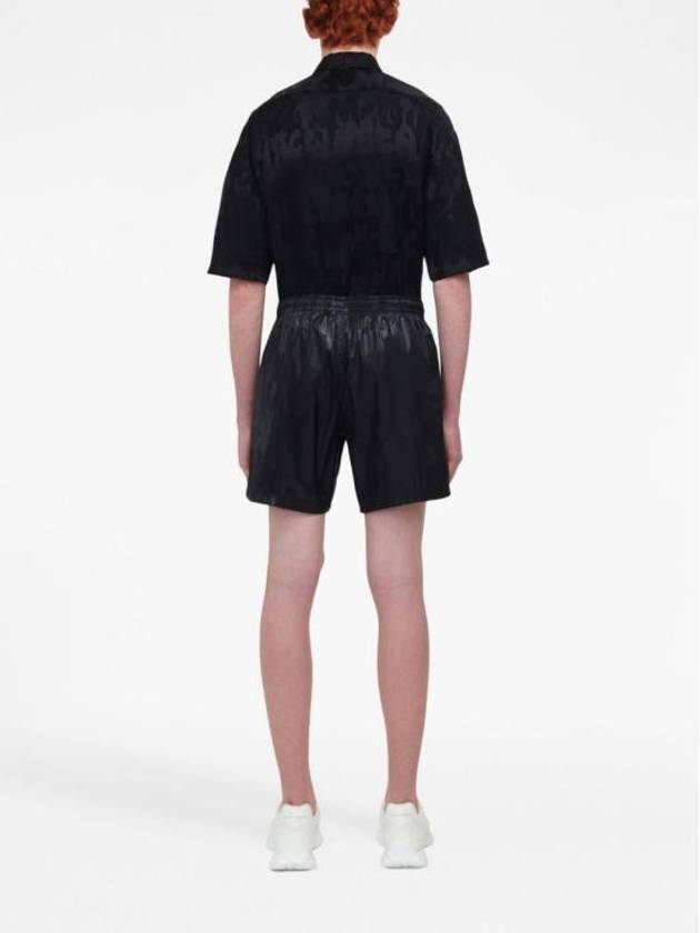 Graffiti Logo Swim Shorts Black - ALEXANDER MCQUEEN - BALAAN 4