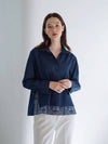 Fabric Cotton Button Long Sleeve Shirt Denim - YOUNESS - BALAAN 2