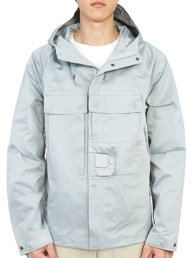 Metropolis AAC Hooded Jacket Light Blue - CP COMPANY - BALAAN 3