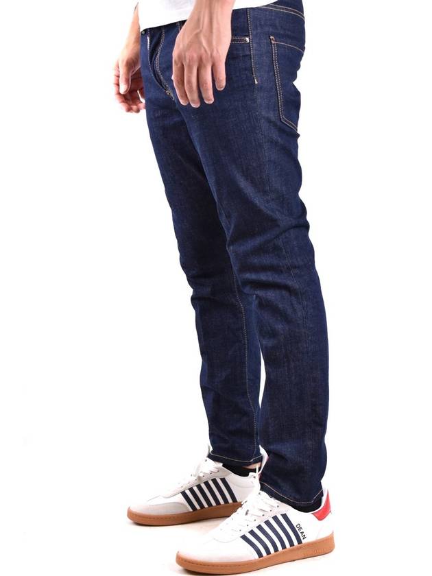 Dark Rinse Wash Skater Denim Jeans Blue - DSQUARED2 - BALAAN 5