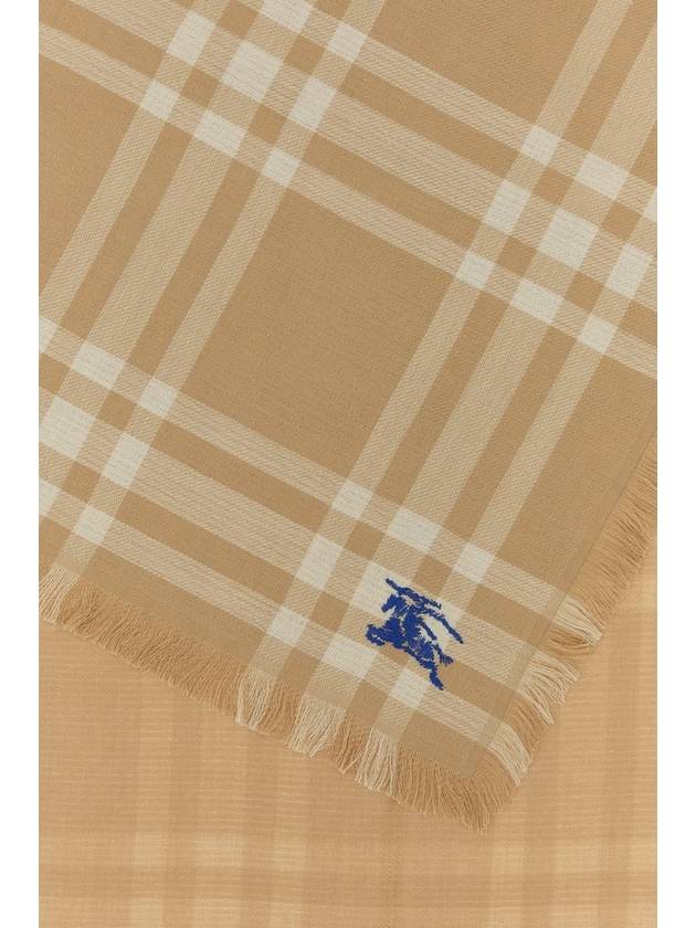 Reversible Check Pattern Scarf Camel - BURBERRY - BALAAN 3