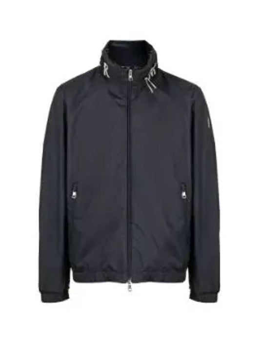 Jumeaux Logo Patch Windbreaker Navy - MONCLER - BALAAN 2