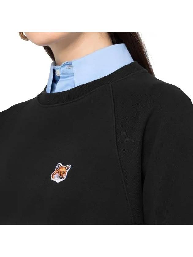 Fox Head Patch Adjusted Sweatshirt Black - MAISON KITSUNE - BALAAN 7