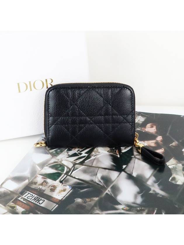 Caro Detachable Card Wallet Black - DIOR - BALAAN 5