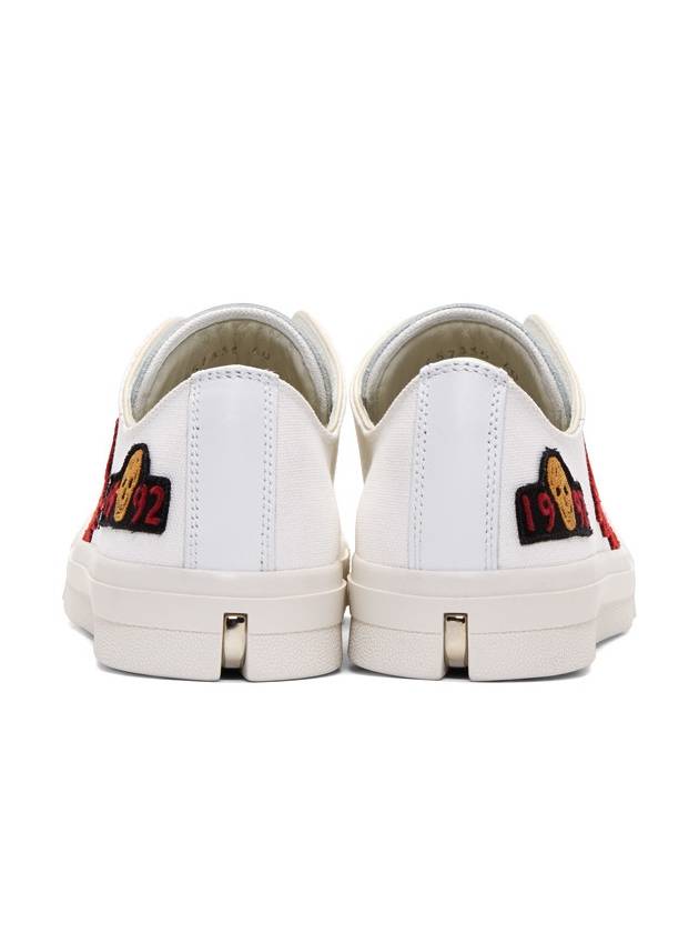 Logo Patch Low-Top Sneakers White - ALEXANDER MCQUEEN - BALAAN 6