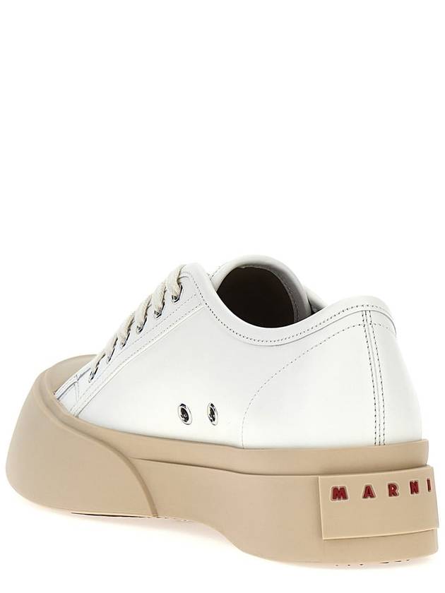 Pablo Platform Nappa Leather Low Top Sneakers Lilywhite - MARNI - BALAAN 4