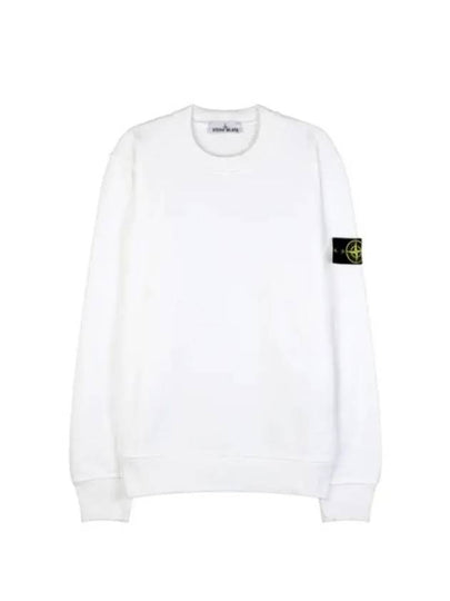 Wappen Patch Garment Dyed Sweatshirt White - STONE ISLAND - BALAAN 2