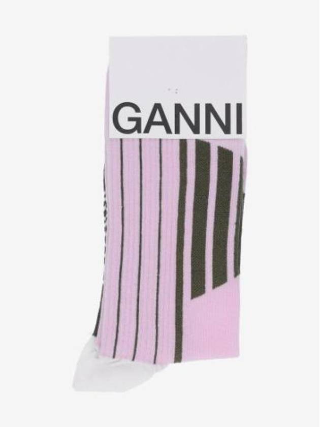 Sporty Socks Light Lilac - GANNI - BALAAN 2