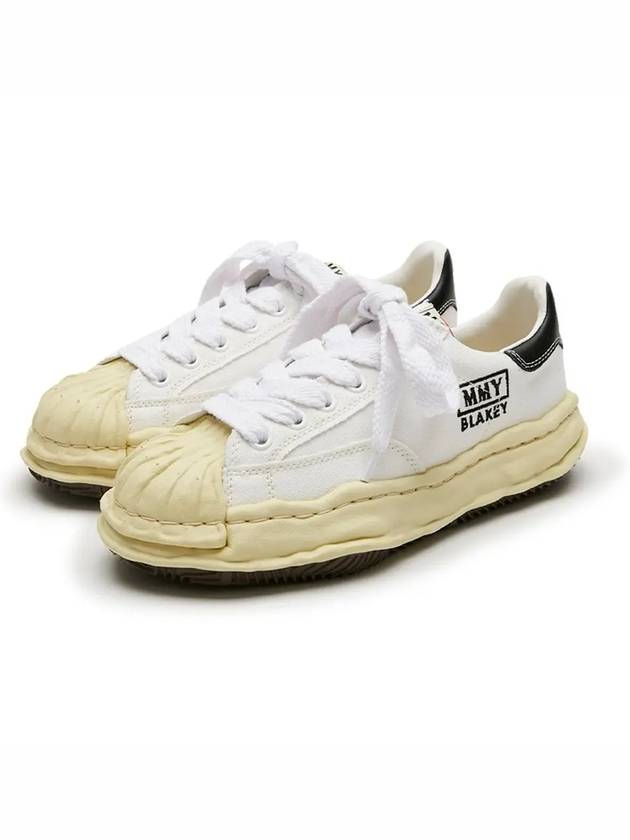 Blakey VL OG Sole Canvas Low-top Sneakers White - MIHARA YASUHIRO - BALAAN 4