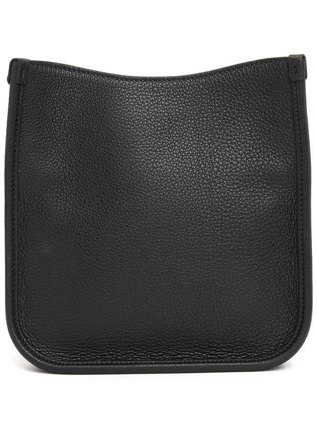 Leather Mini Shoulder Bag Black - PRADA - BALAAN 6