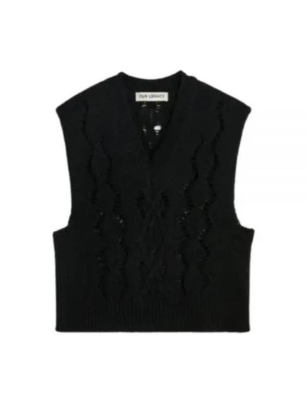 Cable Michigan Sleeveless Black - OUR LEGACY - BALAAN 2