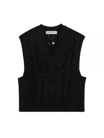 Cable Michigan Sleeveless Black - OUR LEGACY - BALAAN 2