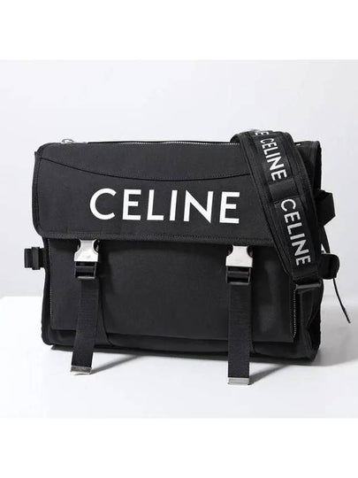 Large Nylon with Celine Print Messenger BagBlack - CELINE - BALAAN 2