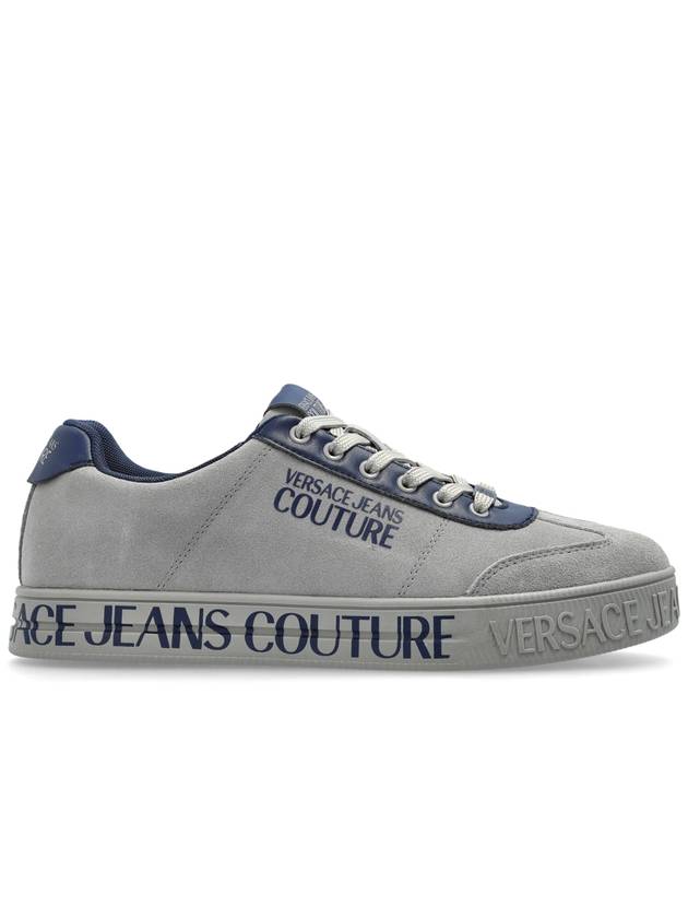 Versace Jeans Couture Sneakers With Logo, Men's, Grey - VERSACE - BALAAN 1