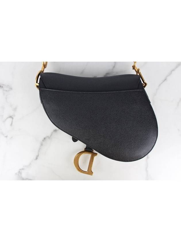 CD Saddlebag Black Gold Plated - DIOR - BALAAN 3