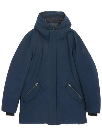 EDWARD NFR NAVY Men s Hooded Padded Jumper Coat Regular Fit - MACKAGE - BALAAN 1