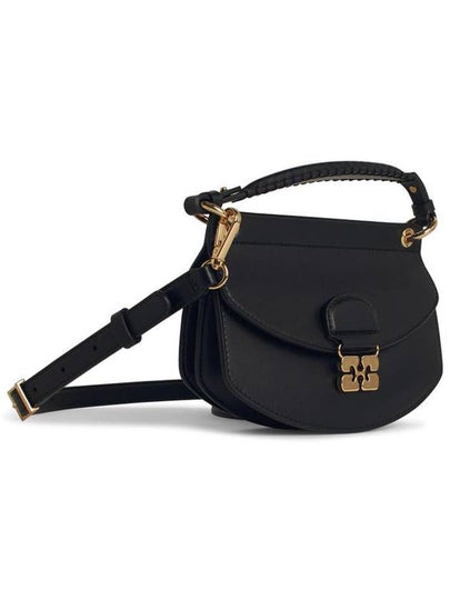 Ganni 'Apo-G' Black Leather Bag - GANNI - BALAAN 2