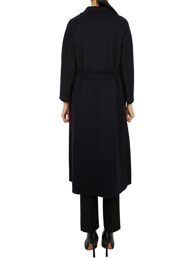 Esturia Long Single Coat Black - MAX MARA - BALAAN 6