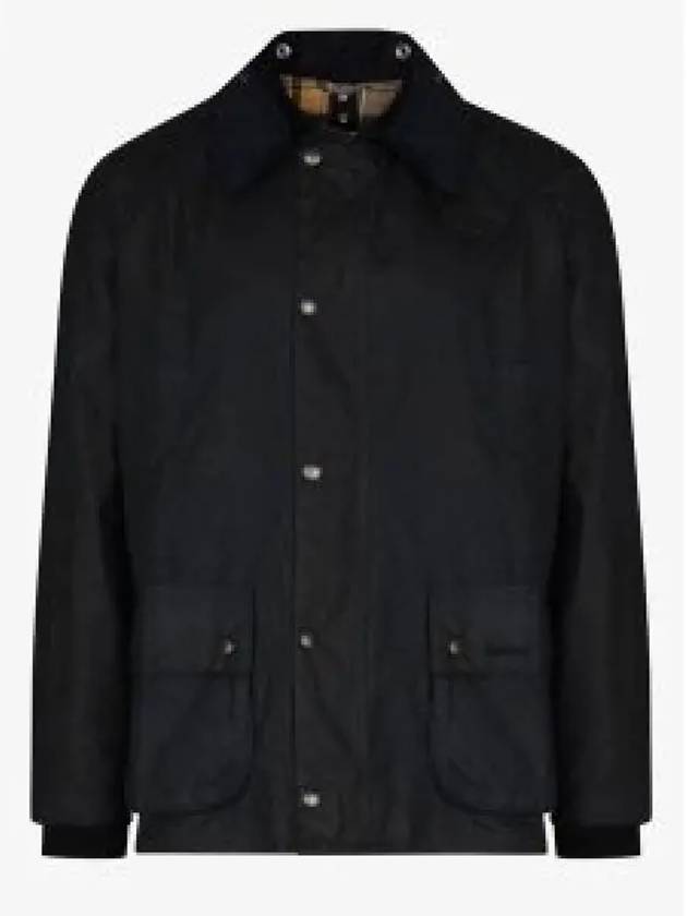 Bedale Wax Half Lined Jacket Navy - BARBOUR - BALAAN 2