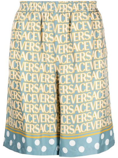 Short Pants 10024761A07838 5V510 Blue - VERSACE - BALAAN 2