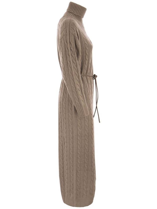 Wool, silk and cashmere turtleneck dress - PESERICO - BALAAN 3