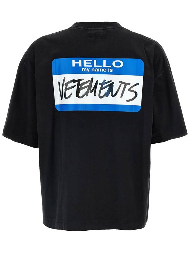 Vetements 'My Name Sticker' T-Shirt - VETEMENTS - BALAAN 2