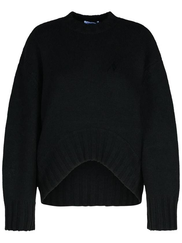 The Attico Black Wool Blend Sweater - THE ATTICO - BALAAN 1