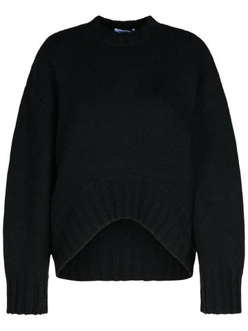 The Attico Black Wool Blend Sweater - THE ATTICO - BALAAN 1