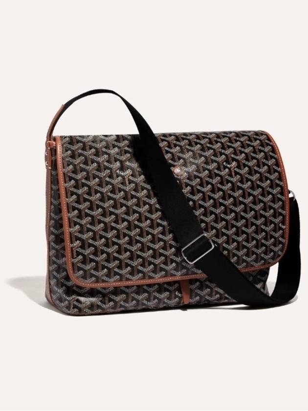 Capetien MM Messenger Bag Black Tan - GOYARD - BALAAN 2