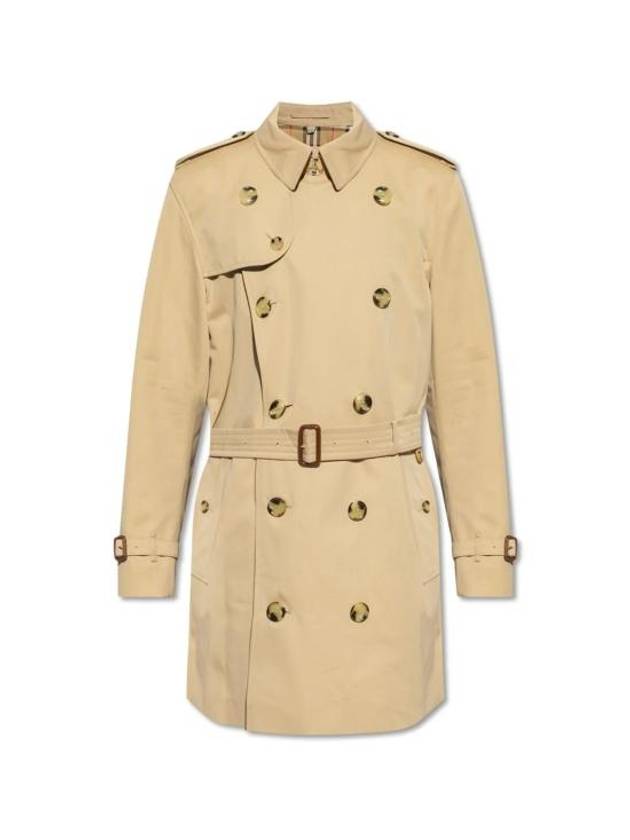 Short Kensington Heritage Trench Coat Beige - BURBERRY - BALAAN 2