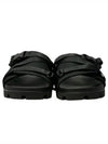 Logo Buckle Strap Slippers Black - PRADA - BALAAN 2