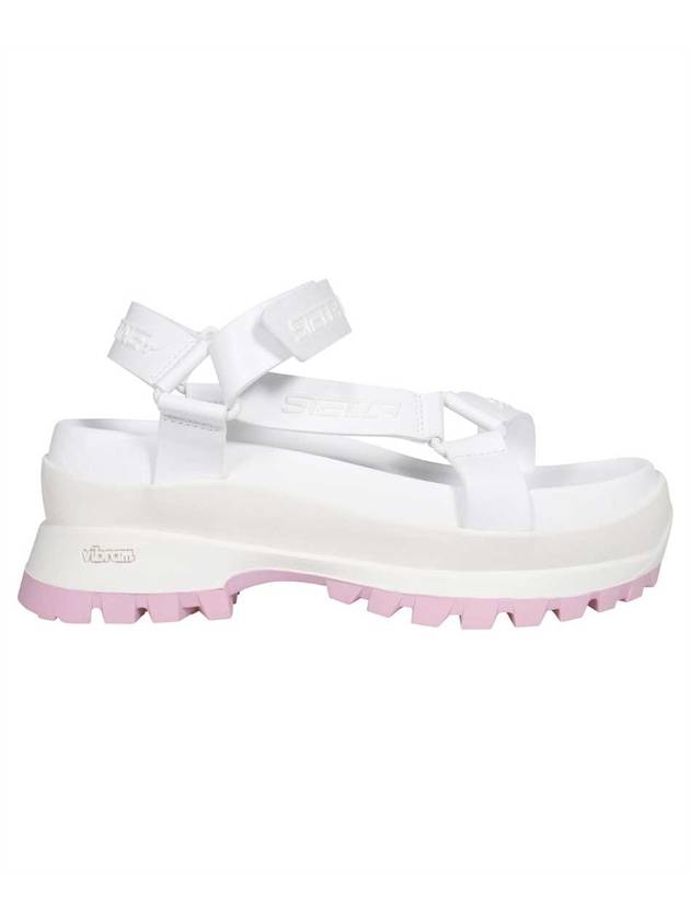 trace strap platform sandals pink white - STELLA MCCARTNEY - BALAAN 1