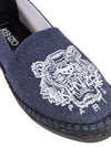 Embroidered Tiger Denim Espadrilles Navy - KENZO - BALAAN 6