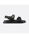 Dioract Quilting Canazoo Calfskin Strap Sandal Black - DIOR - BALAAN 3