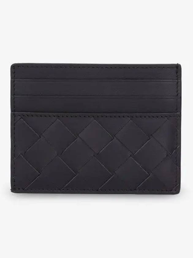 Intrecciato Leather Card Wallet Espresso - BOTTEGA VENETA - BALAAN 2