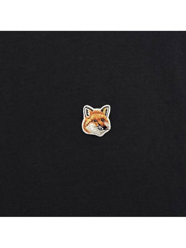 Fox Head Patch Classic Short Sleeve T-Shirt Black - MAISON KITSUNE - BALAAN 5