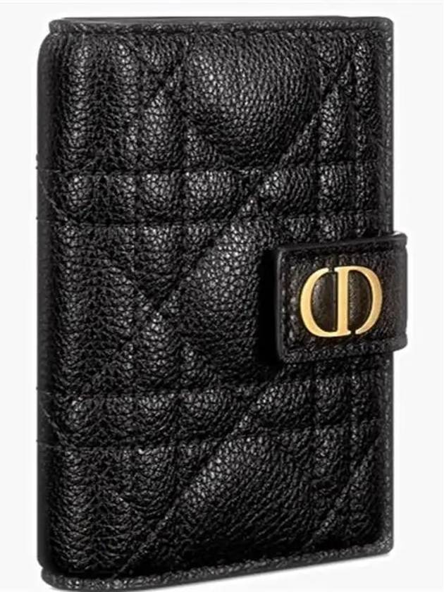 Cargo Vertical Calfskin Card Wallet Black - DIOR - BALAAN 3