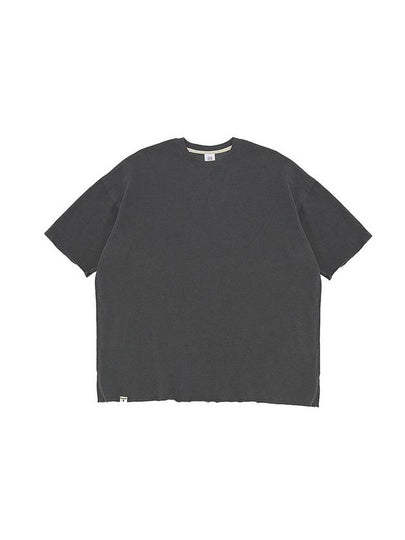 Vintage P. Dyeing Cut-Out Box 1/2 Tee Charcoal - A NOTHING - BALAAN 2