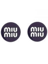 MIU MIU plexiglass earrings 5IO063 2F8O F087W - MIU MIU - BALAAN