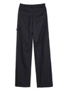 Opera Wool Wide Pants Blue - MAX MARA - BALAAN.