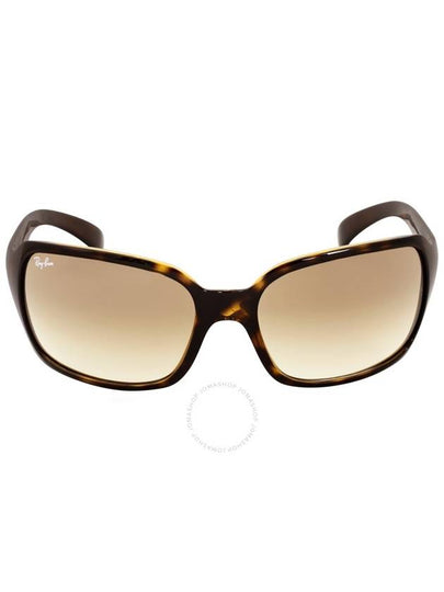 Ray Ban Light Brown Gradient Rectangular Ladies Sunglasses RB4068 710/51 60 - RAY-BAN - BALAAN 2