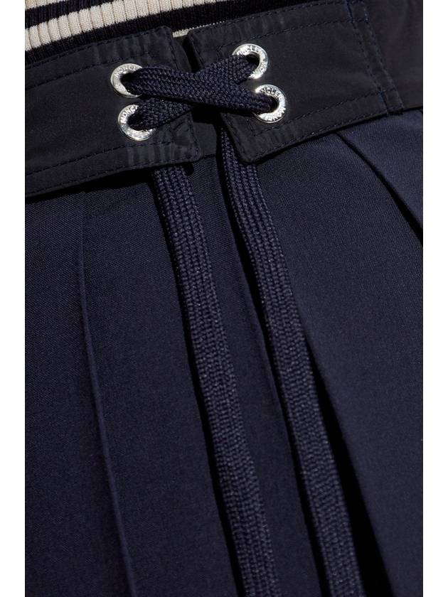 Moncler Pleated Skirt, Women's, Navy Blue - MONCLER - BALAAN 5