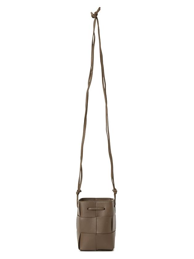 Intrecciato Cassette Small Bucket Bag Taupe Grey - BOTTEGA VENETA - BALAAN 7