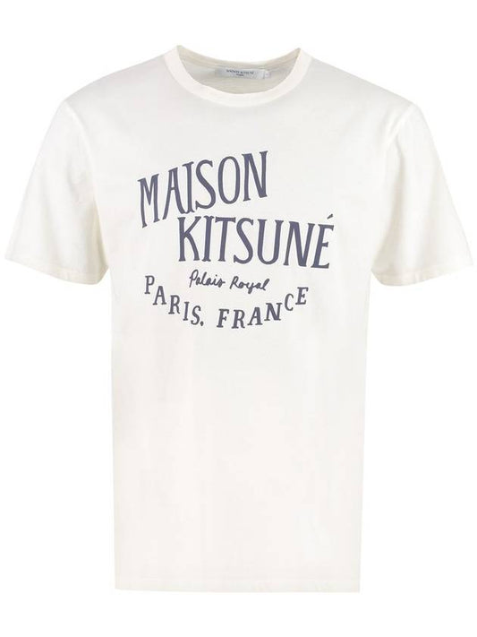 Palais Royal Classic Short Sleeve T-Shirt Latte - MAISON KITSUNE - BALAAN 1