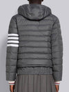 Poly Twill Down Filled 4-Bar Ski Padding Grey - THOM BROWNE - BALAAN 4