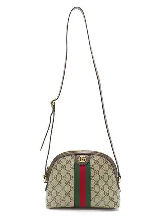 499621 Web Stripe Detail Gold Double G Ophidia Cross Bag - GUCCI - BALAAN 4